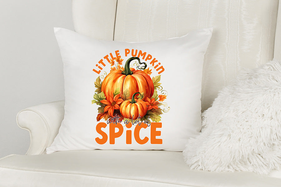 Thanksgiving PNG, Little Pumpkin with a Lot of Spice