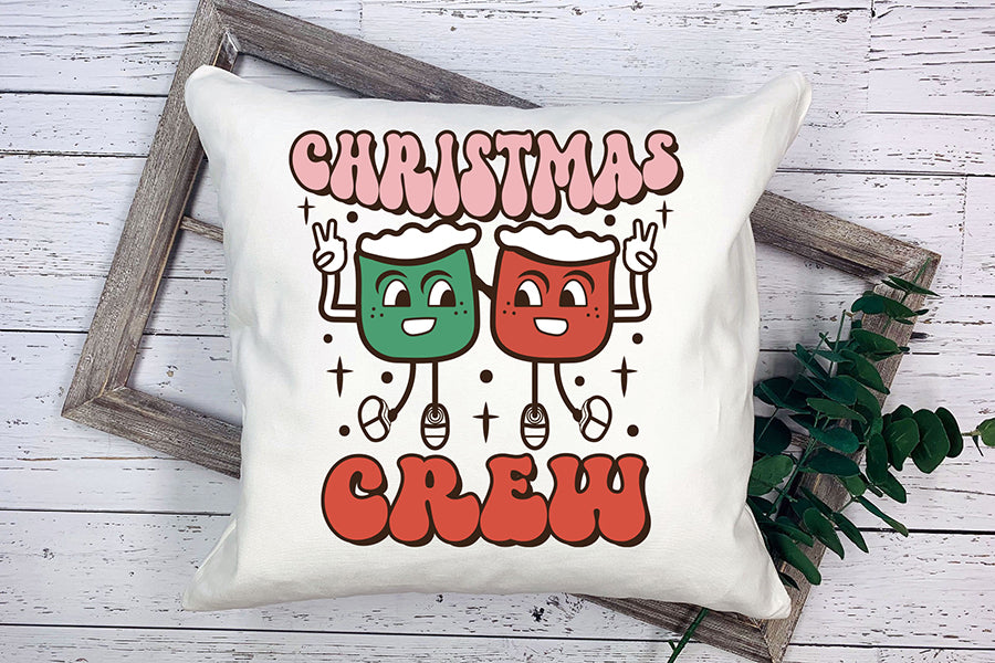 Christmas Crew, Retro Christmas PNG