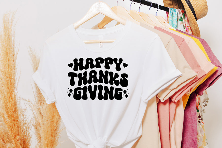 Happy Thanksgiving Retro SVG Design