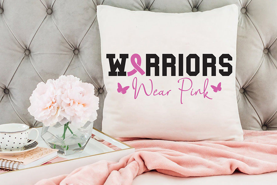 Warriors Wear Pink SVG | Breast Cancer SVG