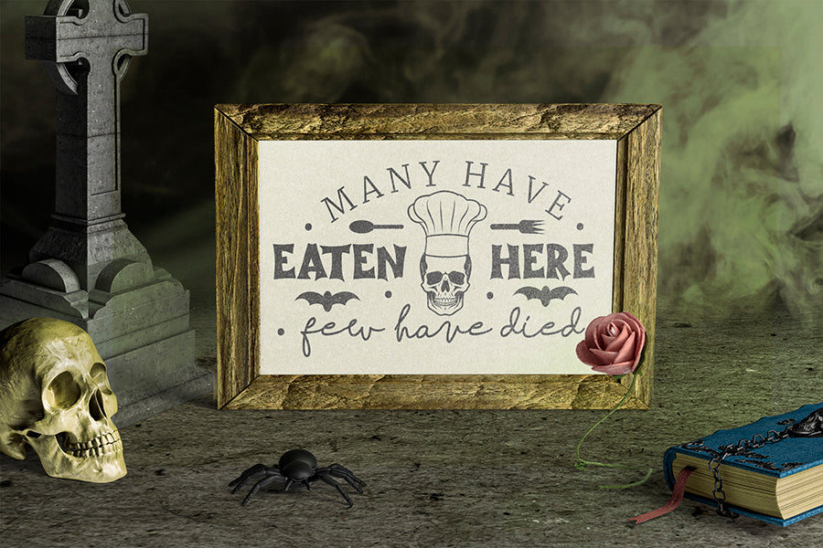 Halloween Kitchen Sign SVG Bundle