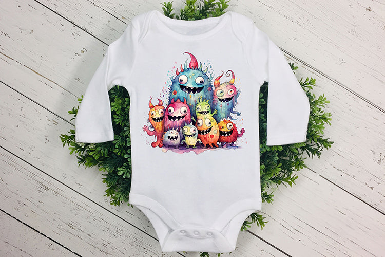 Cute Monster Family Sublimation Bundle