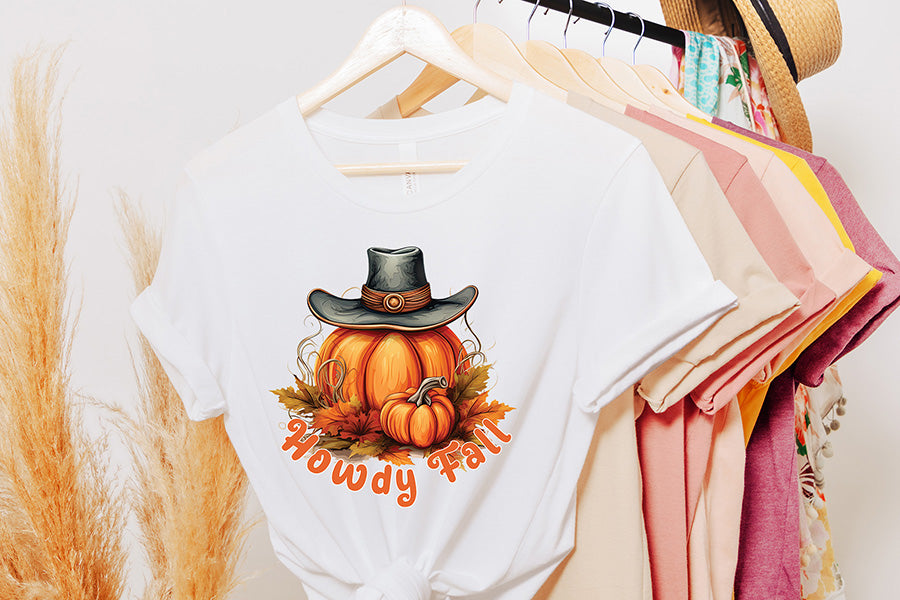 Fall Sublimation Design, Howdy Fall PNG