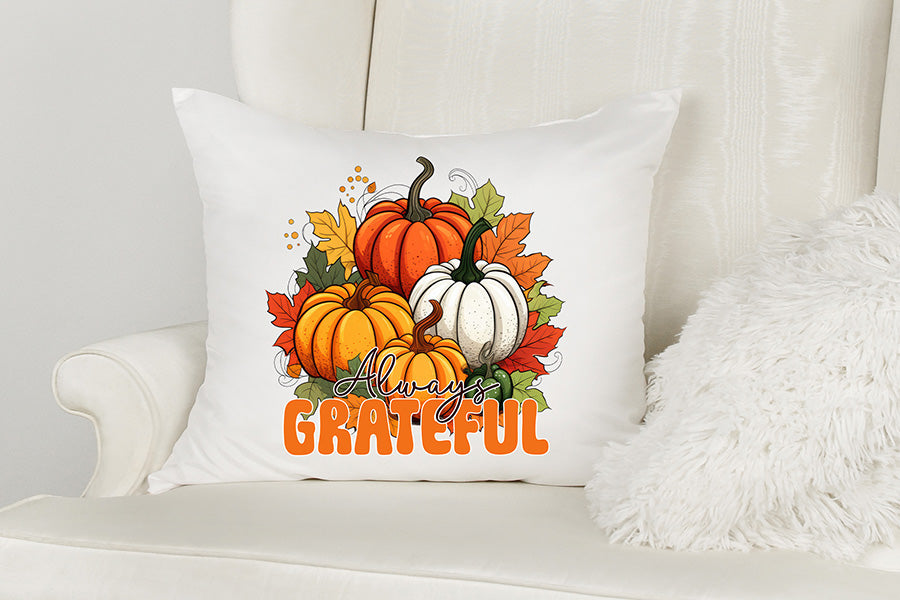 Thanksgiving Sublimation Design, Always Grateful