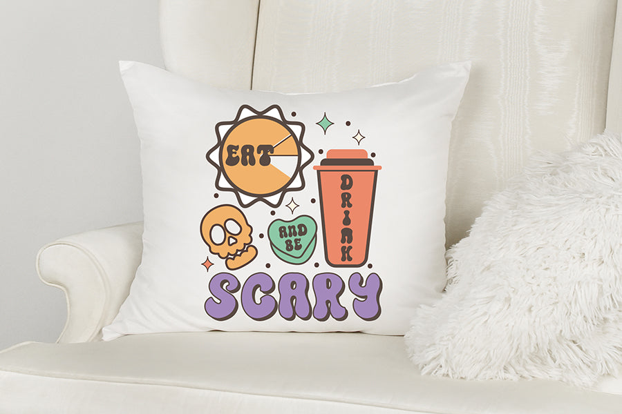 Eat Drink and Be Scary | Halloween PNG Sublimation