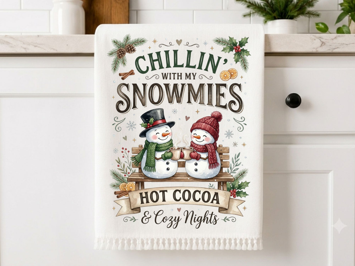 Christmas Kitchen Towel PNG Bundle