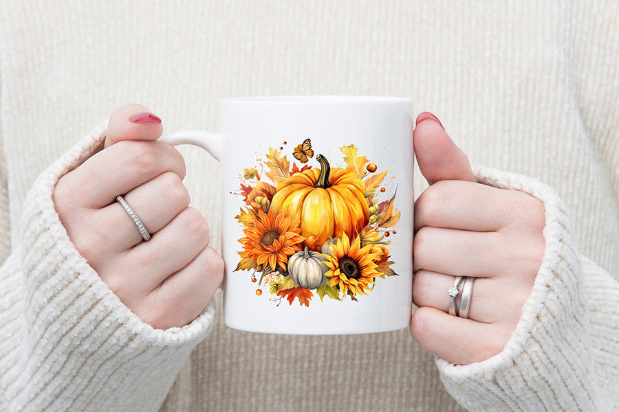 Fairy Watercolor Pumpkin Sublimation Bundle