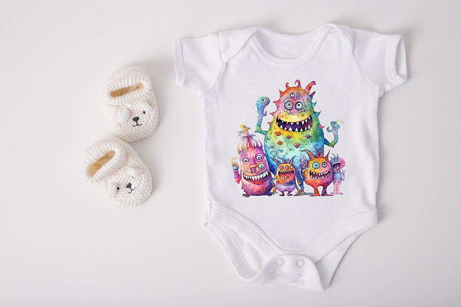 Cute Monster Family Sublimation Bundle