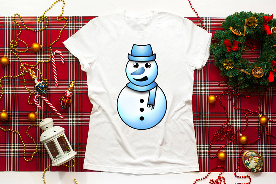 Christmas Snowman Clipart Bundle