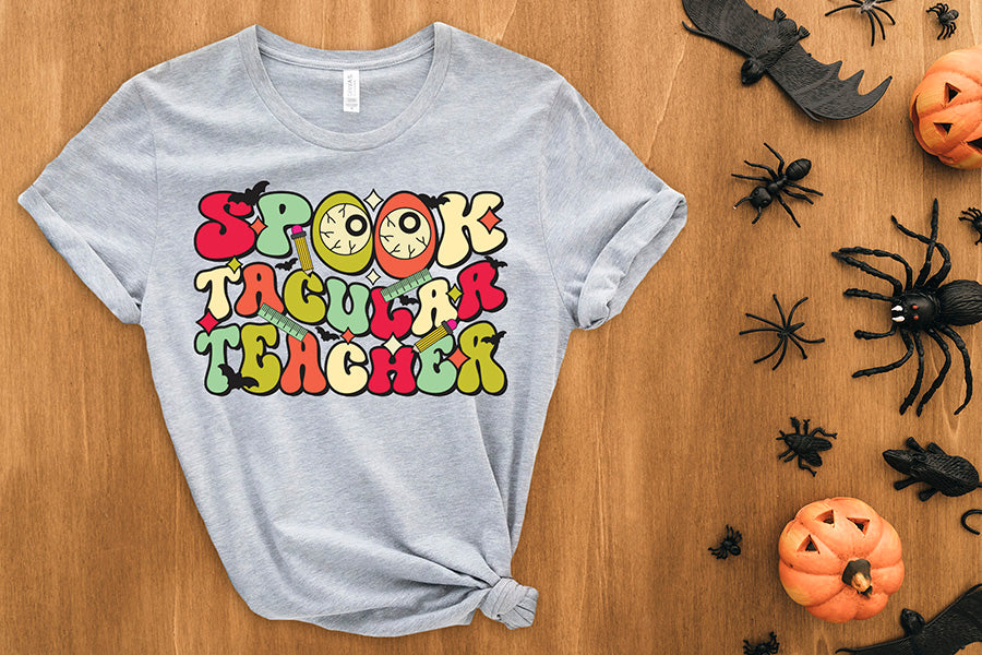 Halloween Teacher PNG Sublimation Bundle