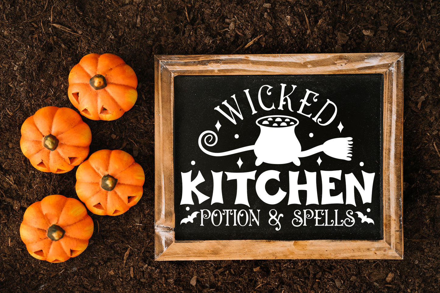 Halloween Kitchen Sign SVG Bundle
