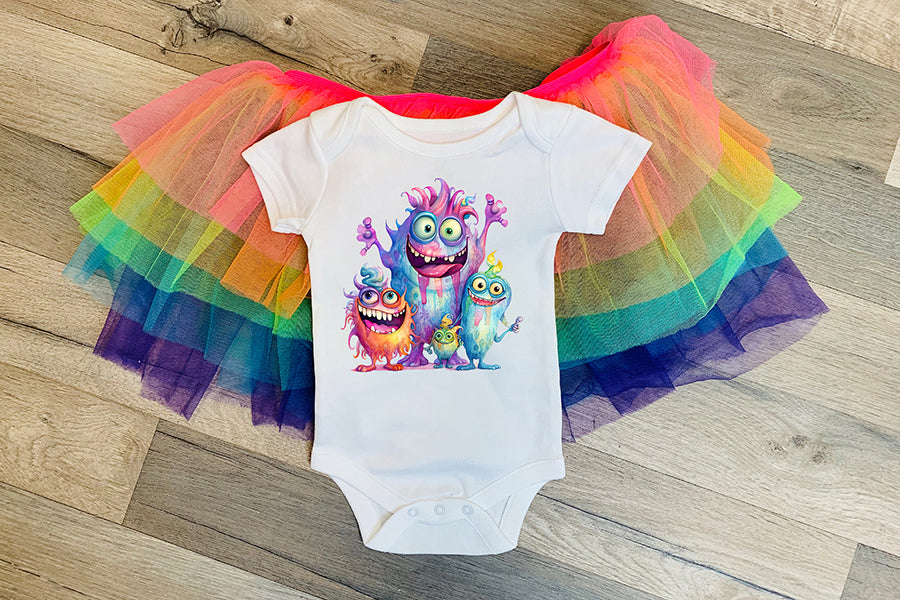 Cute Monster Family Sublimation Bundle