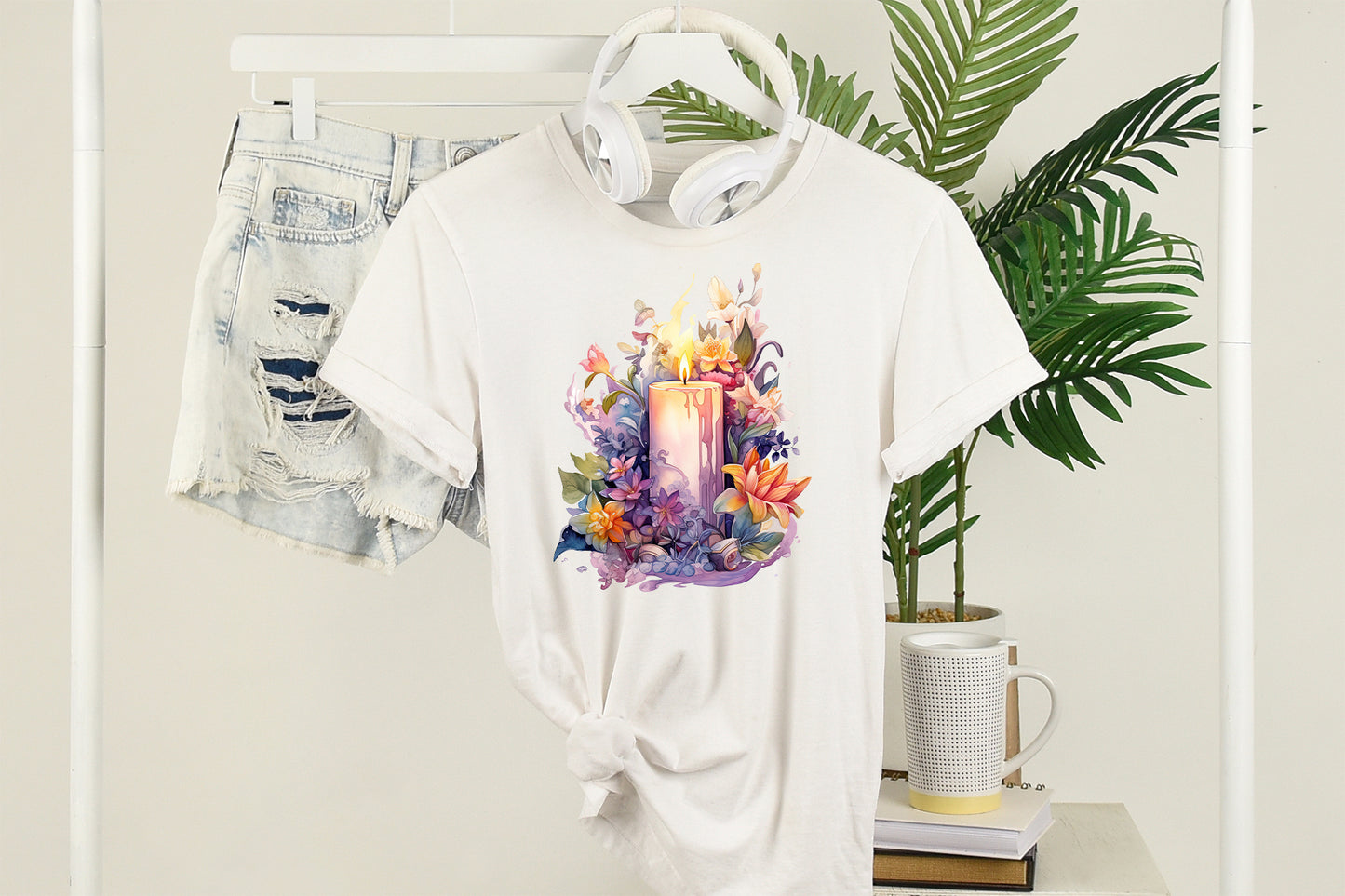 Fairy Candle Flower Sublimation Bundle