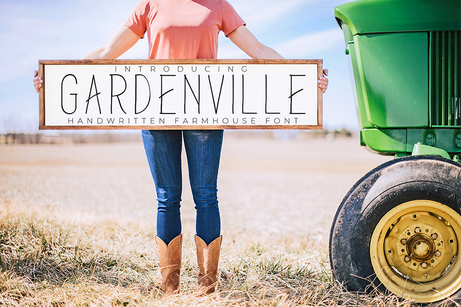 Garden Ville - Handwritten Farmhouse Font