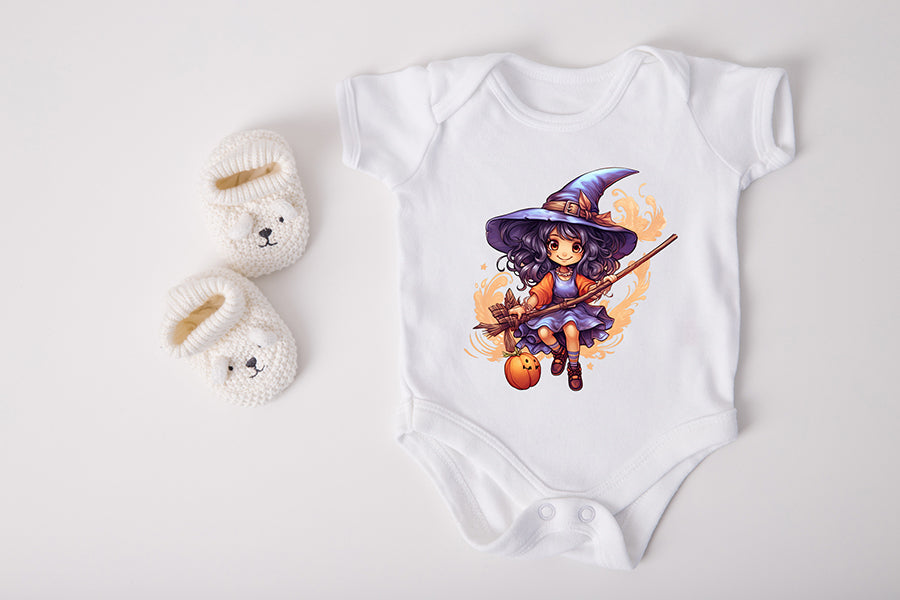 Cute Little Witch Halloween Sublimation Bundle