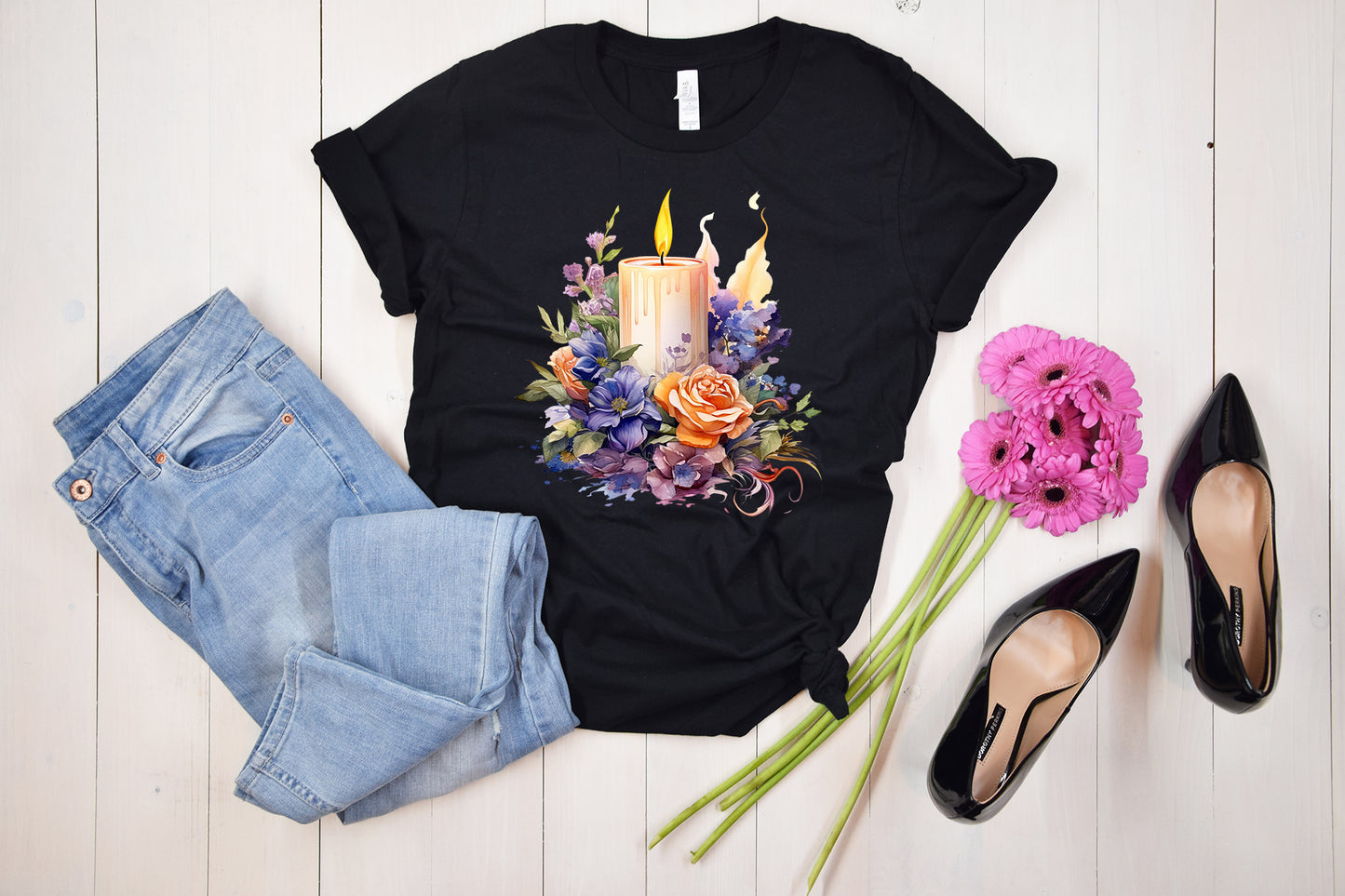 Fairy Candle Flower Sublimation Bundle