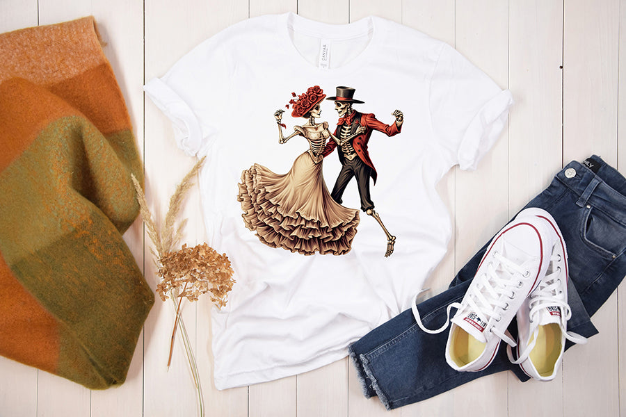 Dancing Skeleton PNG Sublimation Bundle