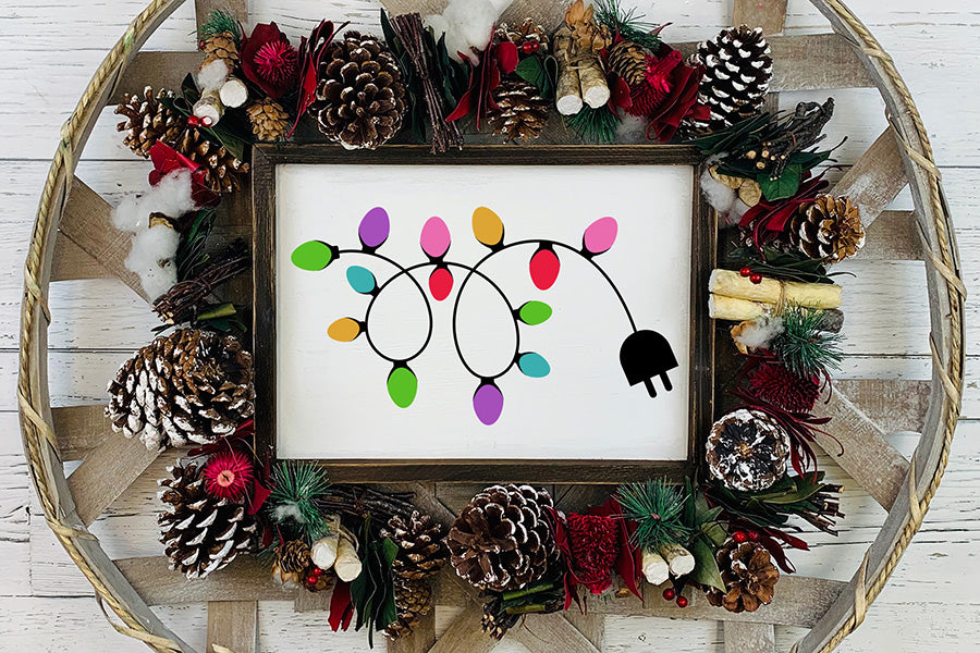 Christmas Lights Clipart Bundle