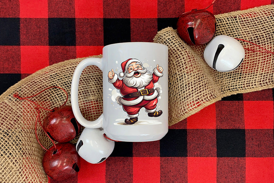 Santa Claus Sublimation Clipart Bundle