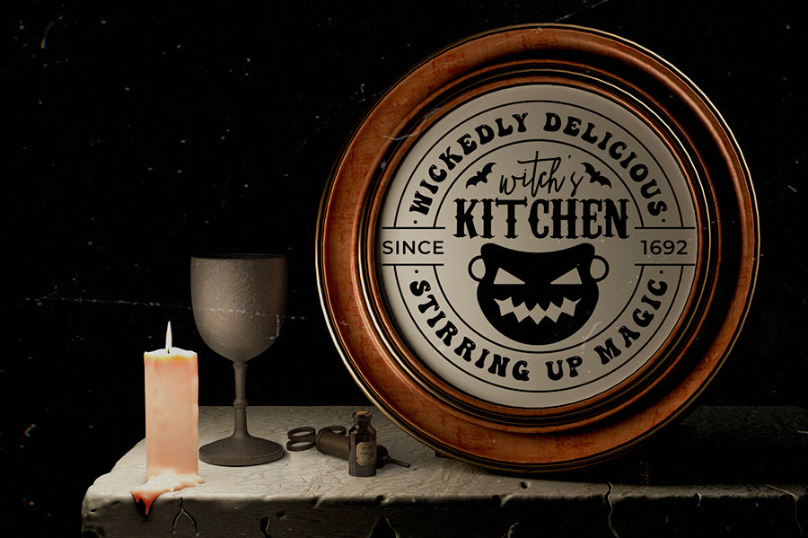 Halloween Kitchen Sign SVG Bundle