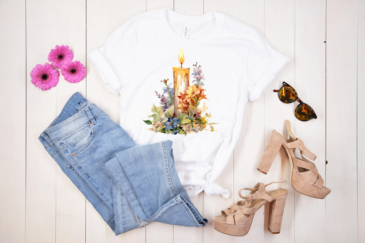 Fairy Candle Flower Sublimation Bundle