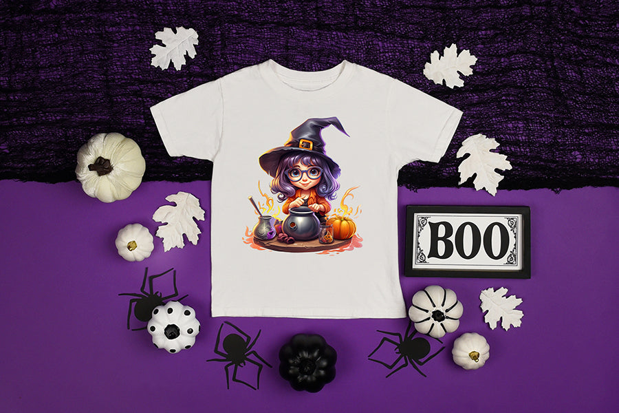 Cute Little Witch Halloween Sublimation Bundle