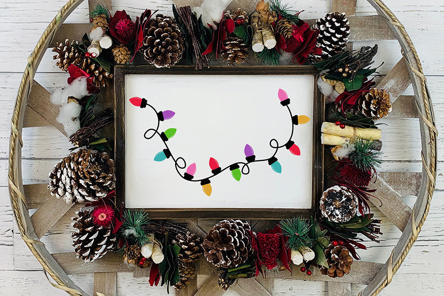 Christmas Lights Clipart Bundle