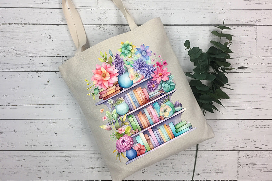 Watercolor Fantasy Bookshelf Sublimation Bundle