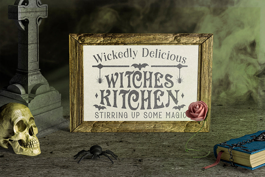 Halloween Kitchen Sign SVG Bundle