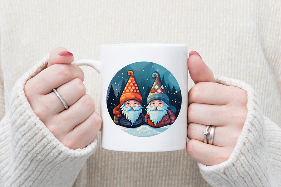 Christmas Gnome Round Sublimation Bundle