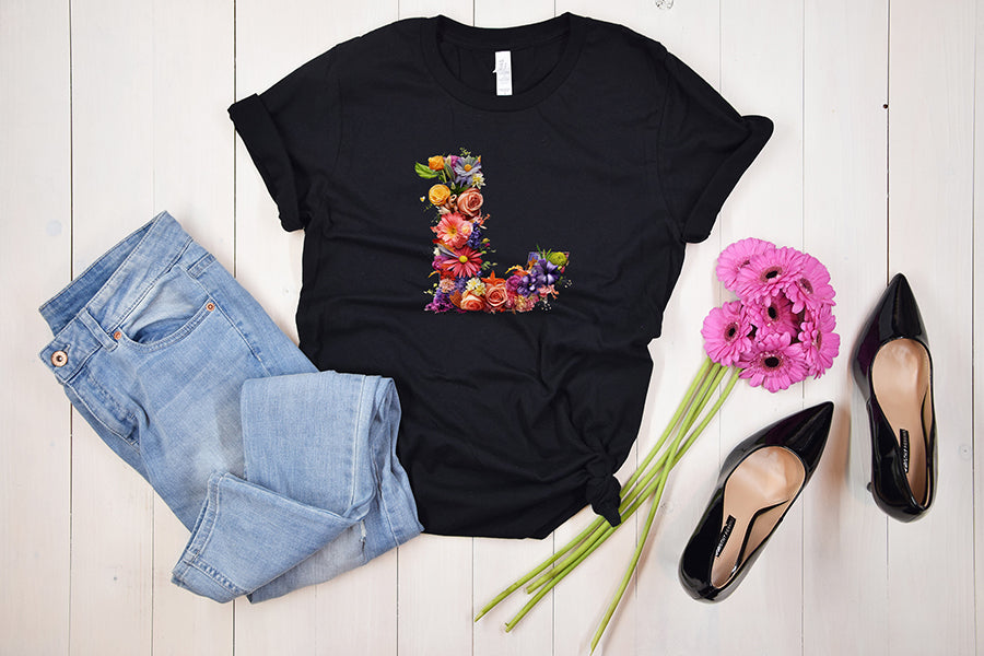 Floral Alphabet Set - 26 Letters