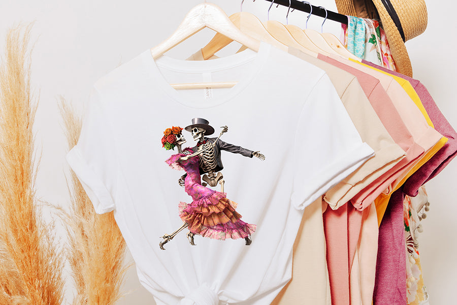Dancing Skeleton PNG Sublimation Bundle
