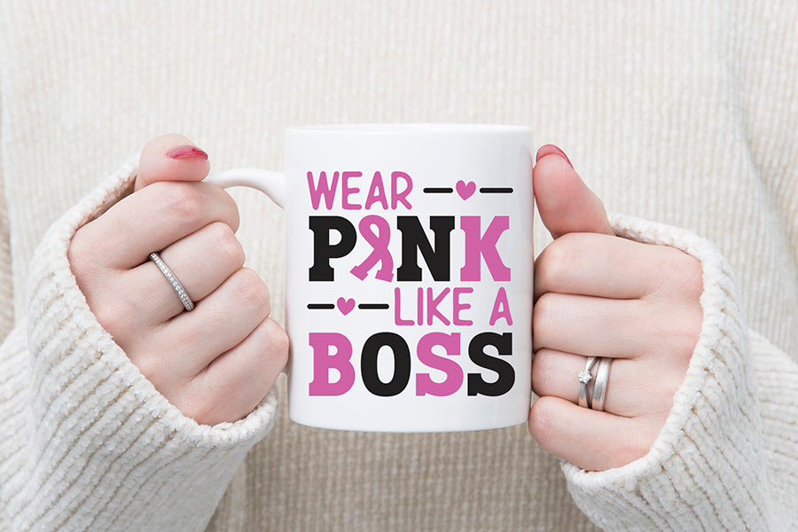 Breast Cancer Awareness SVG Bundle Vol.4