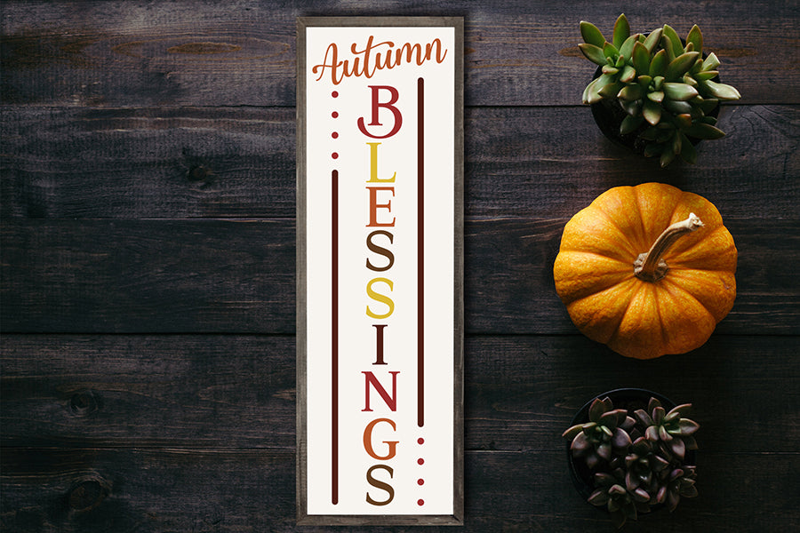 Fall and Thanksgiving Porch Sign SVG Bundle