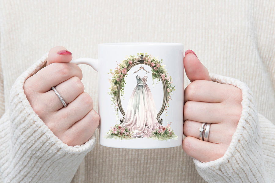 Wedding Watercolor Sublimation Clipart Bundle
