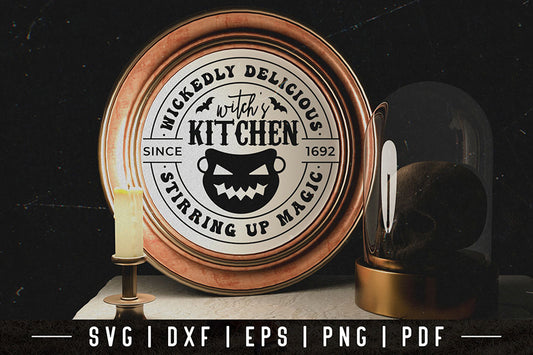 Witch's Kitchen - Halloween Kitchen SVG