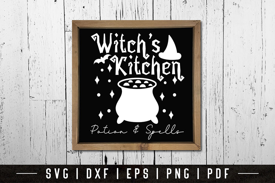 Witch's Kitchen | Halloween Kitchen SVG