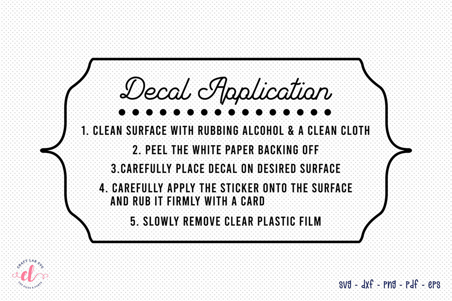 Printable Care Instruction Cards - SVG Bundle