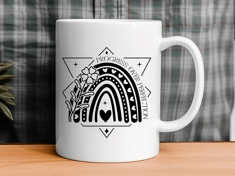 Progress over Perfect - Boho SVG