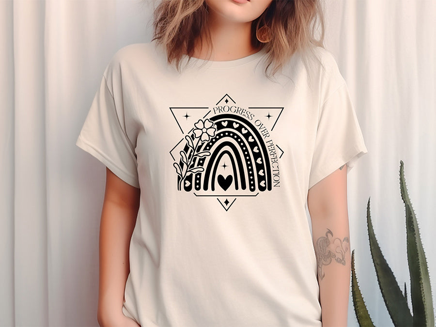 Progress over Perfect - Boho SVG