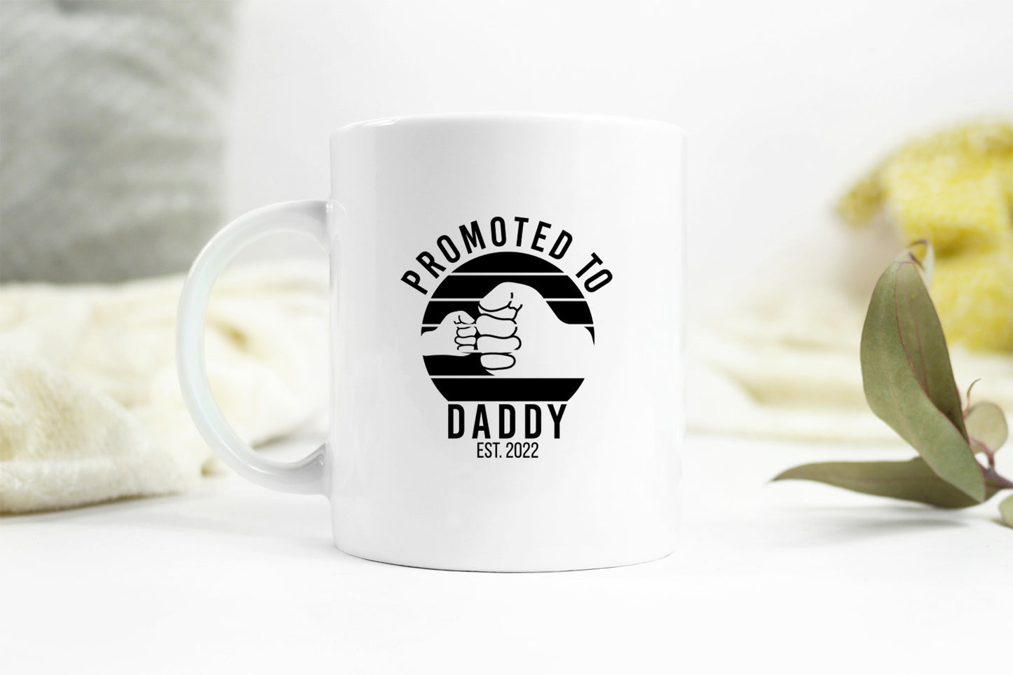 Promoted to Daddy Est 2025, Father's Day SVG Cut File