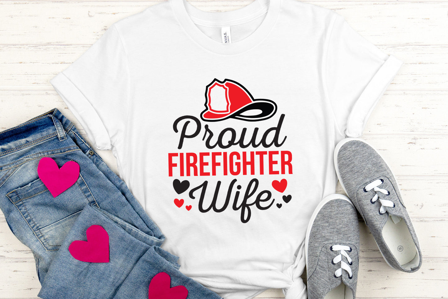 Proud Firefighter Wife SVG
