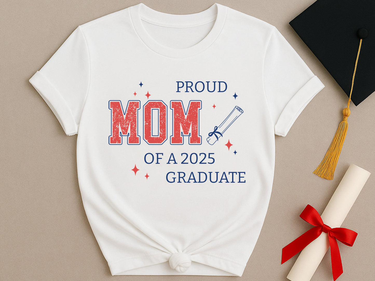 Proud Mom of a 2025 Graduate Design SVG