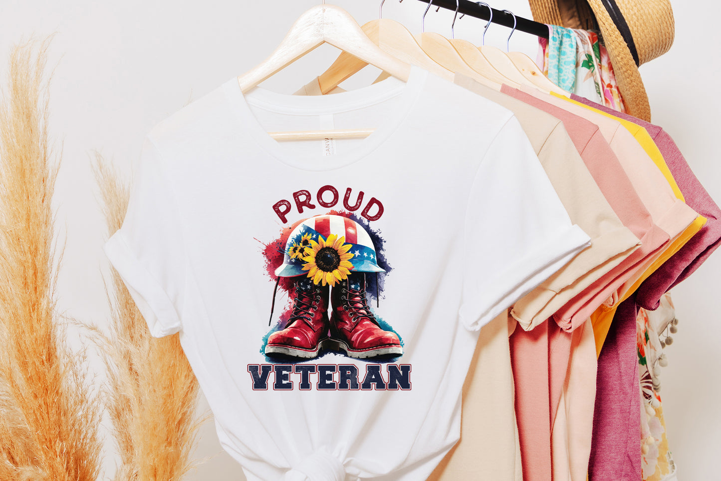 Proud Veteran - 4th of July PNG Sublimation