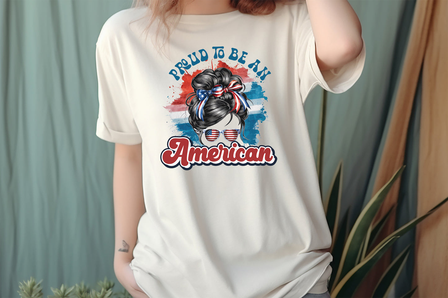 Proud to be an American, 4th of July Sublimation