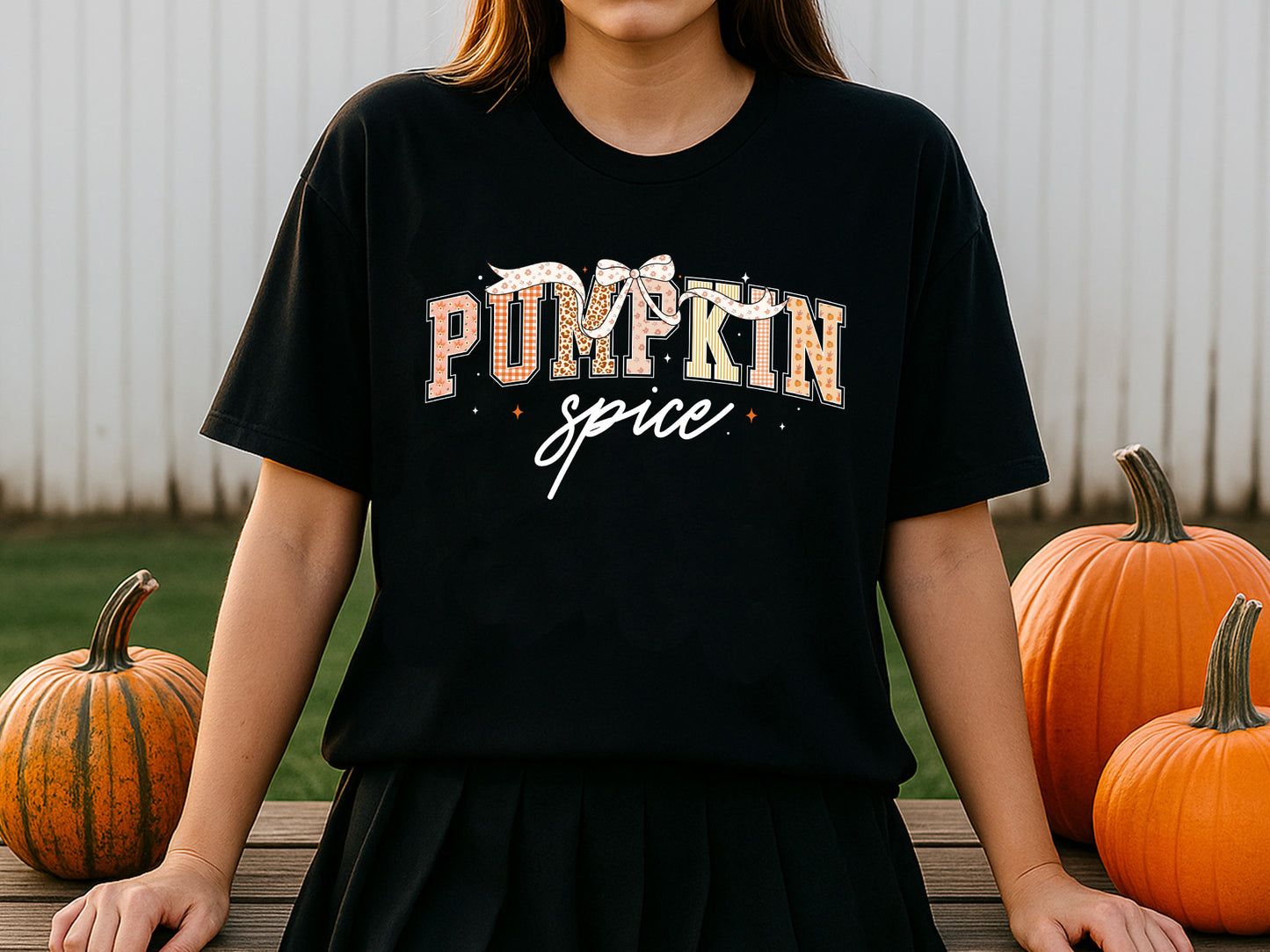 Pumpkin Spice, Coquette Fall PNG Sublimation
