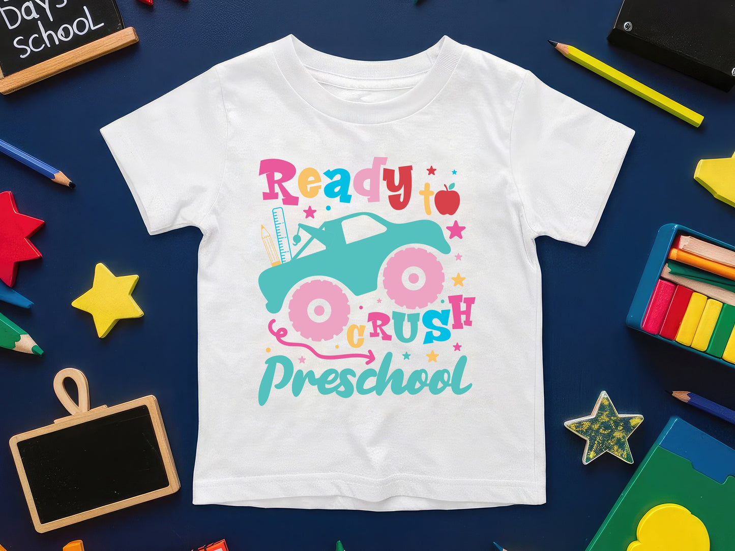 Ready To Crush Preschool, Back to School SVG File