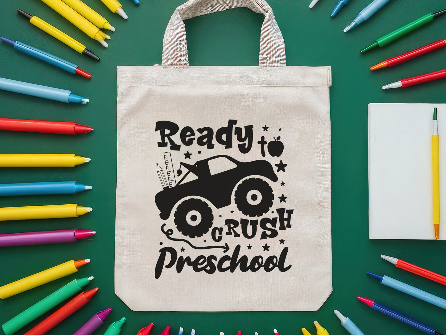 Ready To Crush Preschool, Back to School SVG File