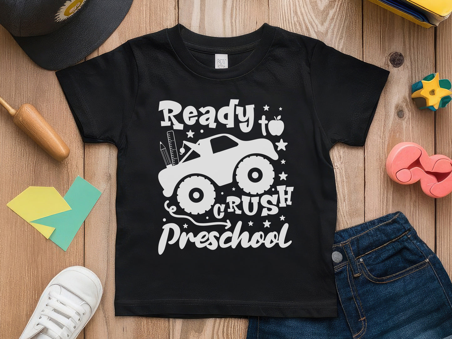 Ready To Crush Preschool, Back to School SVG File