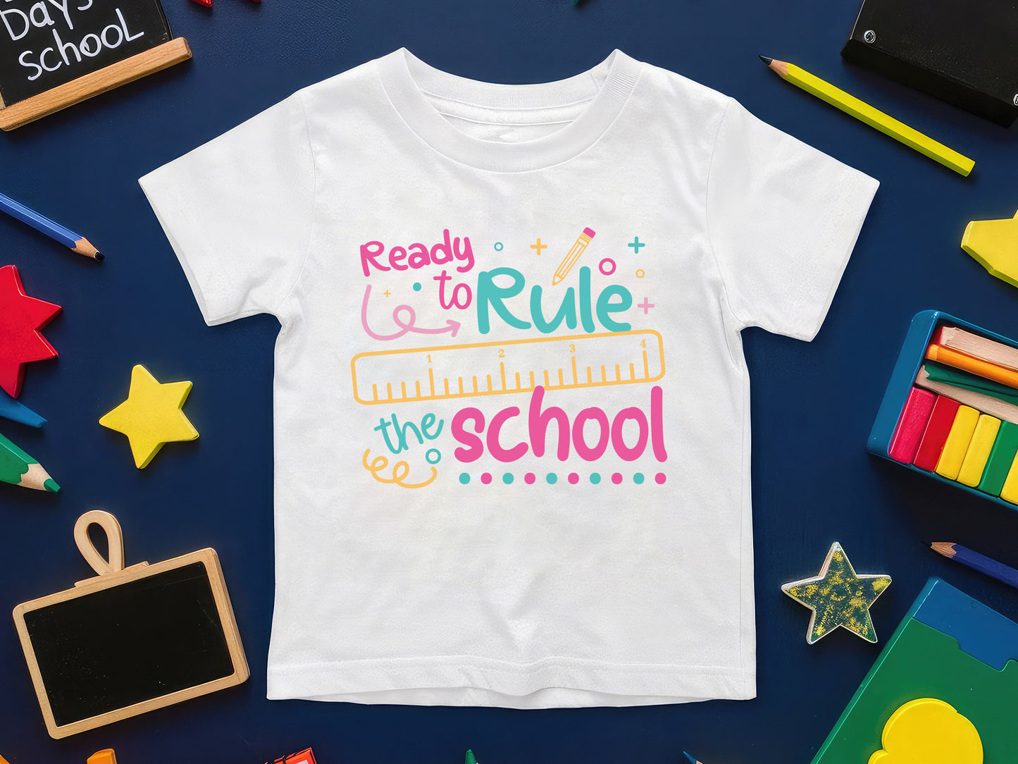 Ready to Rule the School, Back to School SVG Design